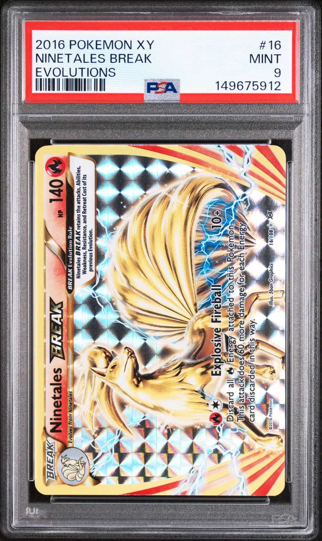 Ninetales Break card artwork