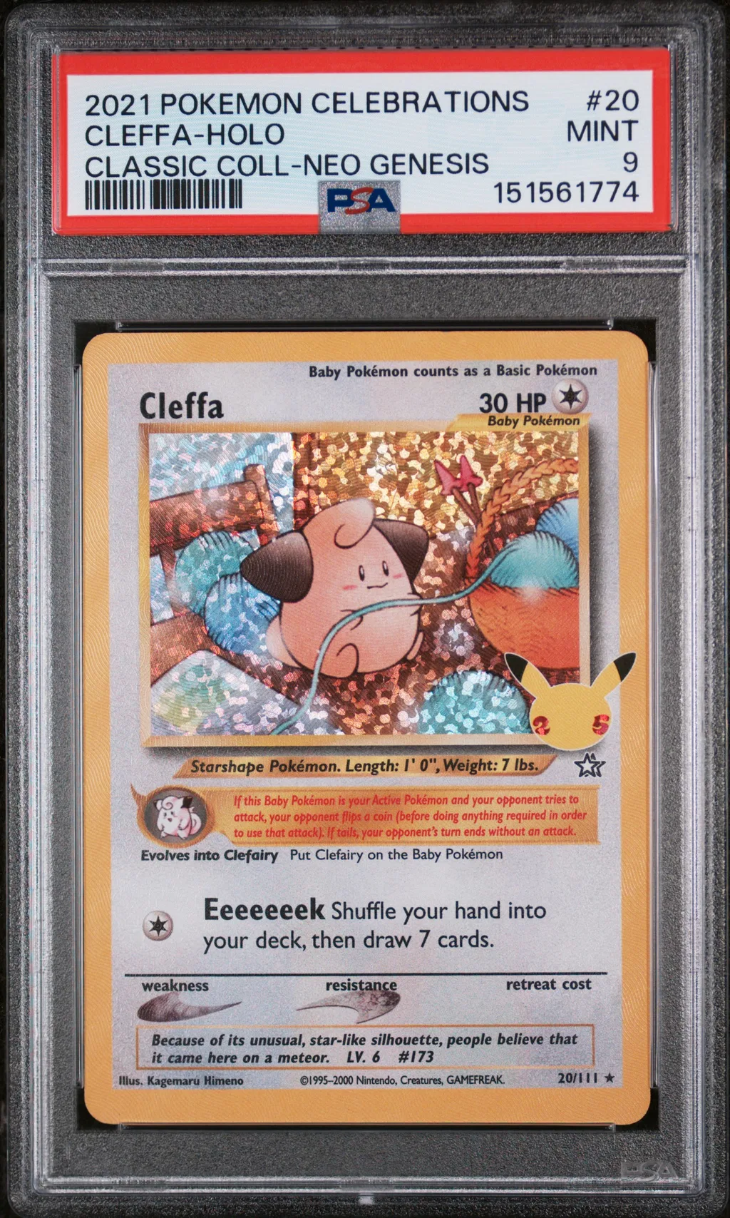 Cleffa card artwork