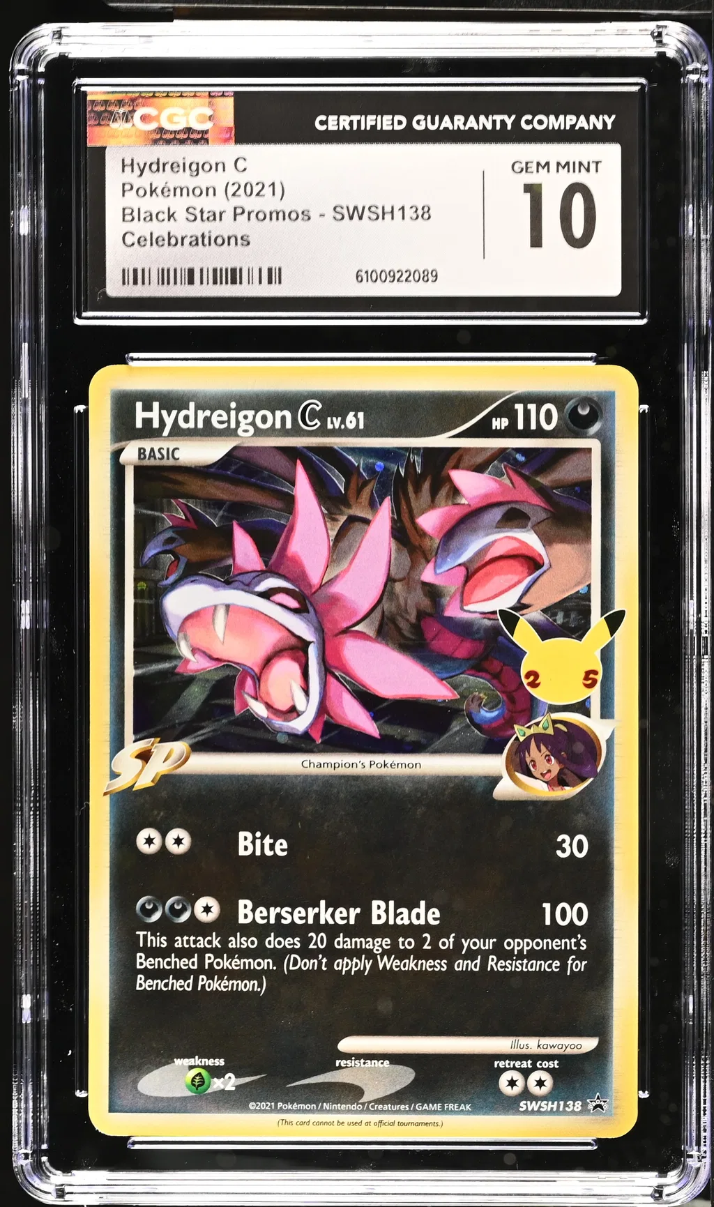 Hydreigon C card artwork