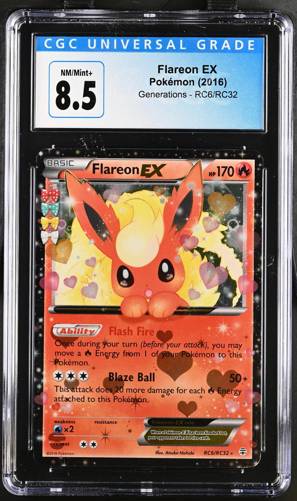 Flareon EX card artwork