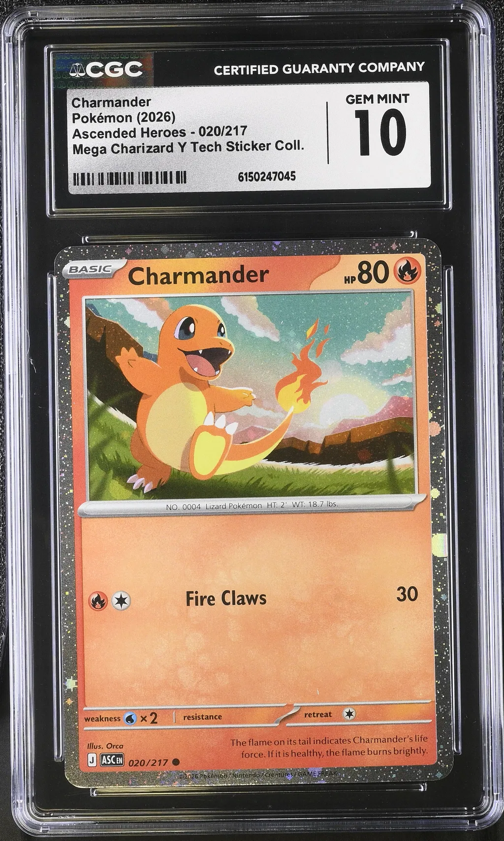 Charmander card artwork