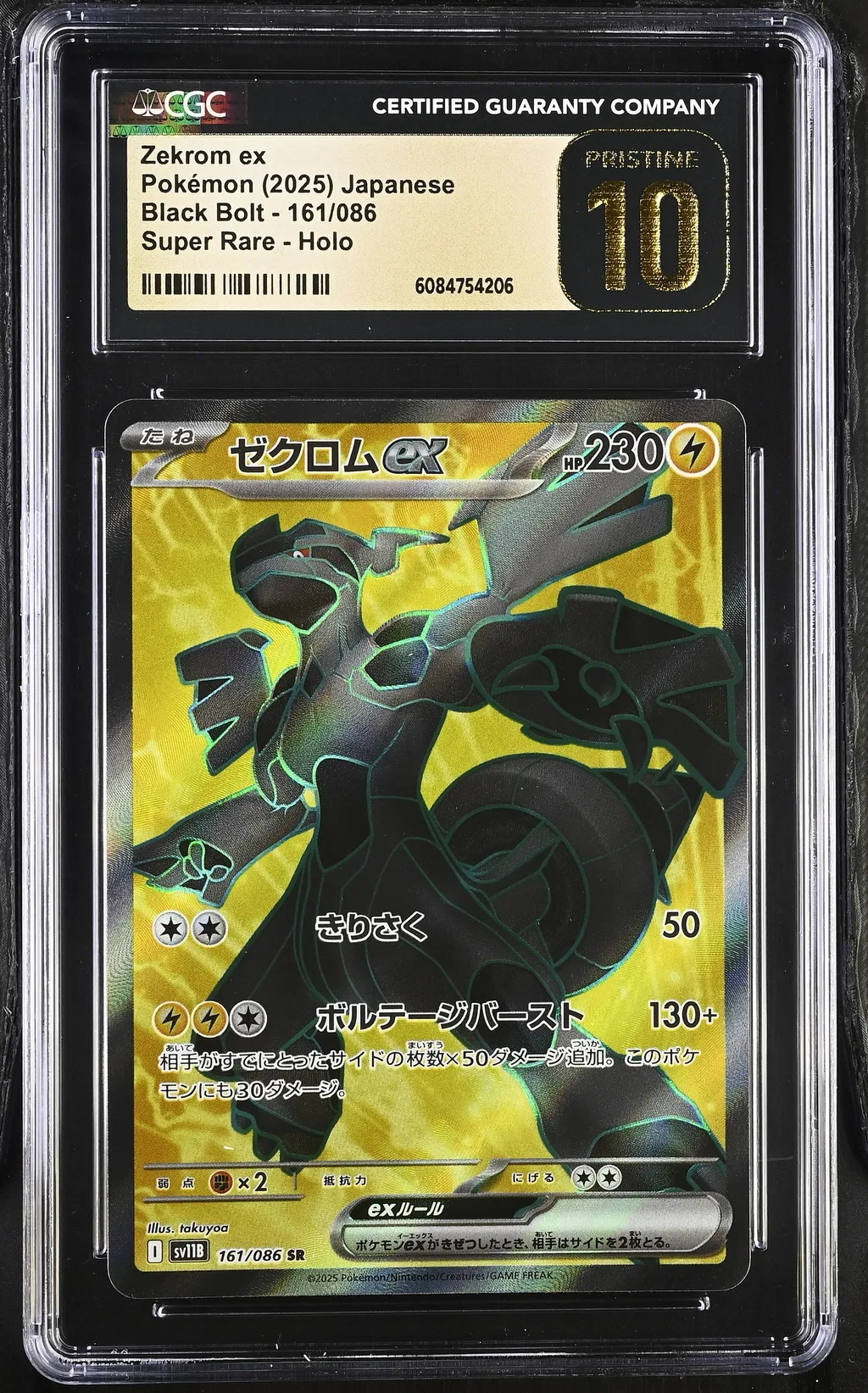 Zekrom ex card artwork