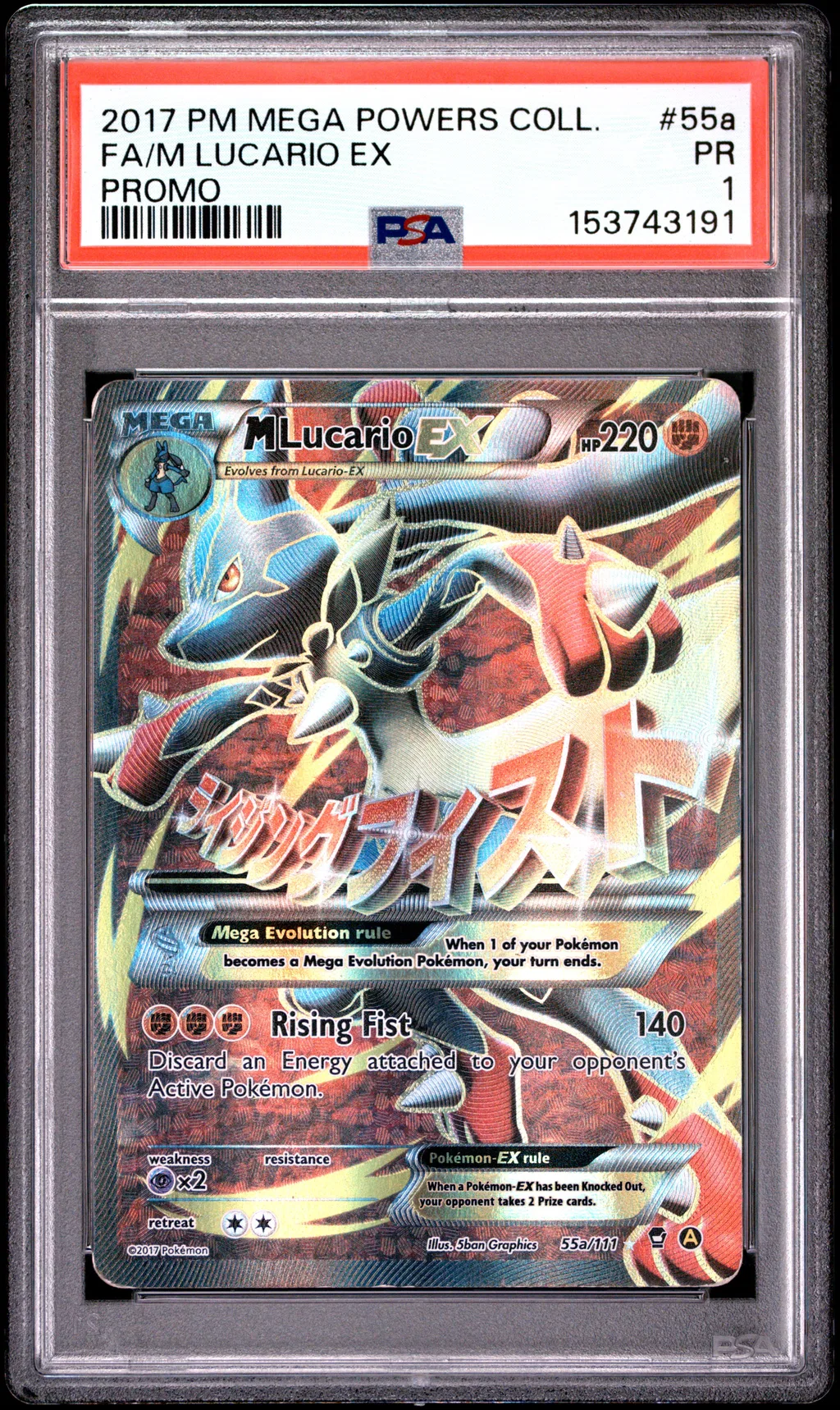 Full Art/M Lucario EX card artwork
