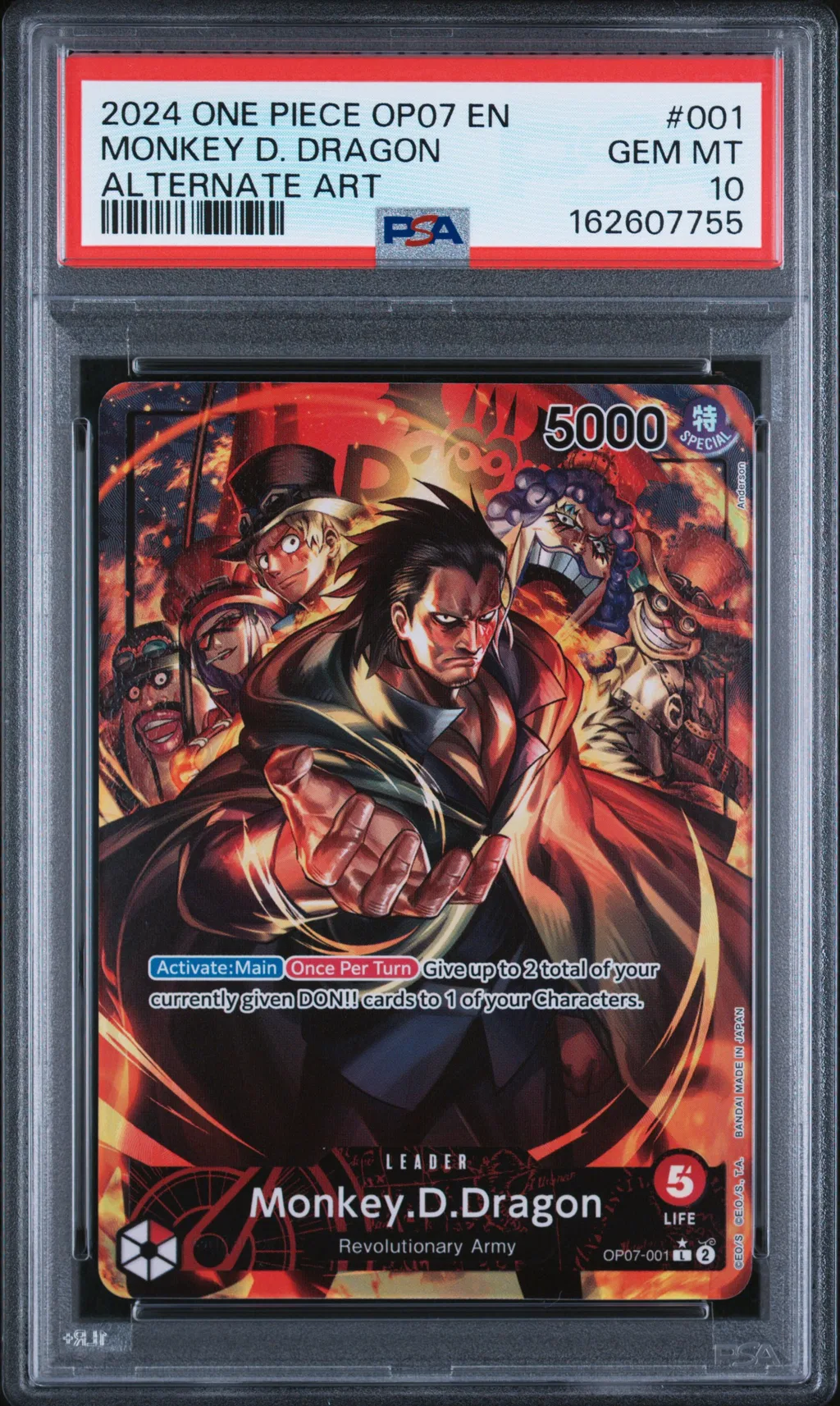 Monkey D. Dragon card artwork