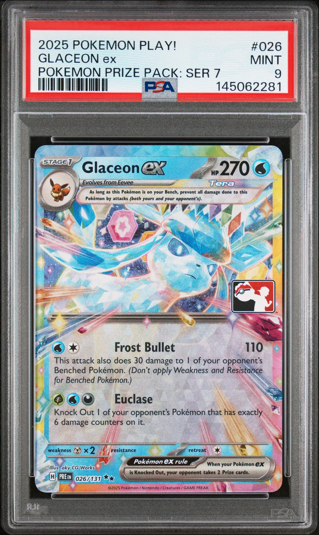 Glaceon EX card artwork
