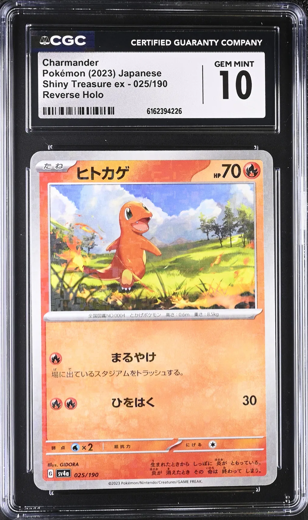 Charmander card artwork