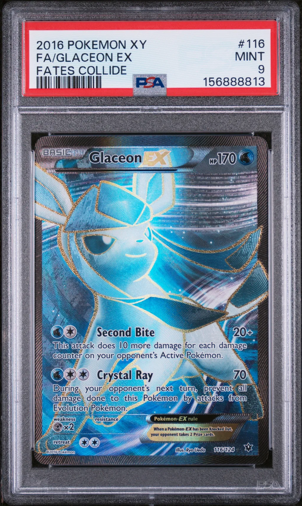 Full Art/Glaceon EX card artwork