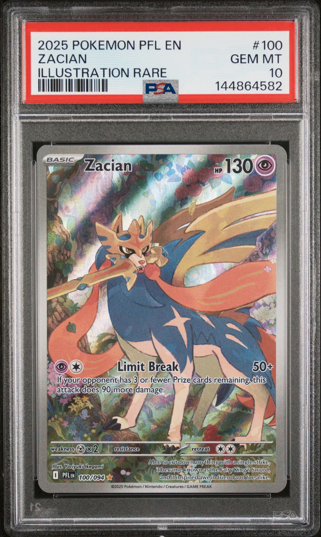 Zacian card artwork