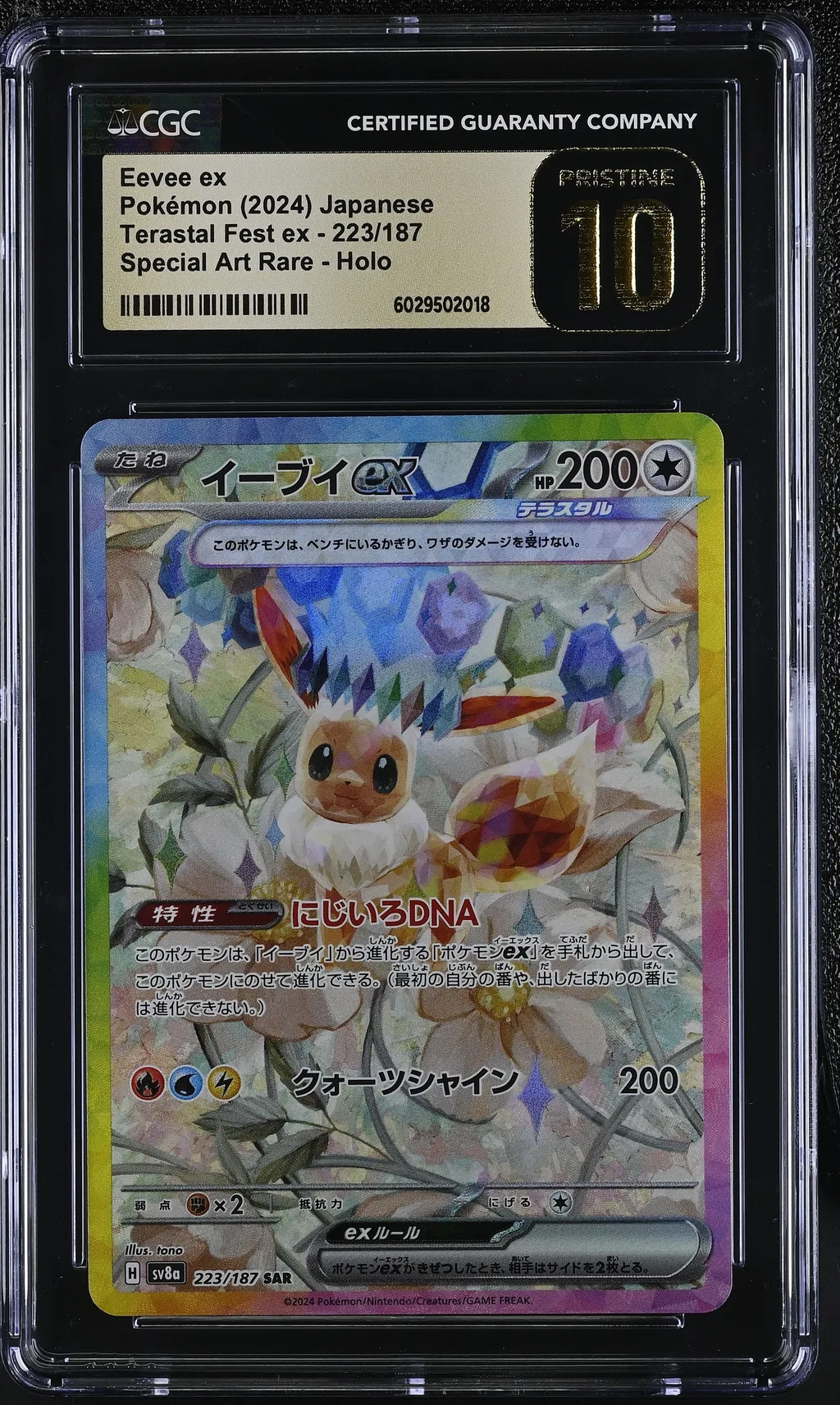 Eevee EX card artwork