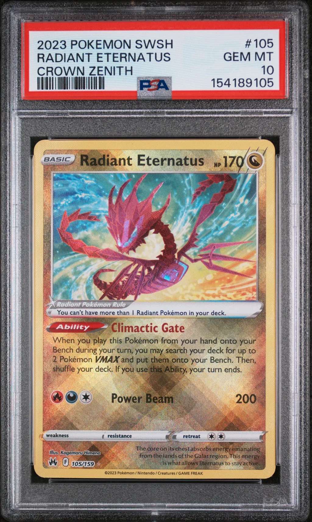 Radiant Eternatus card artwork
