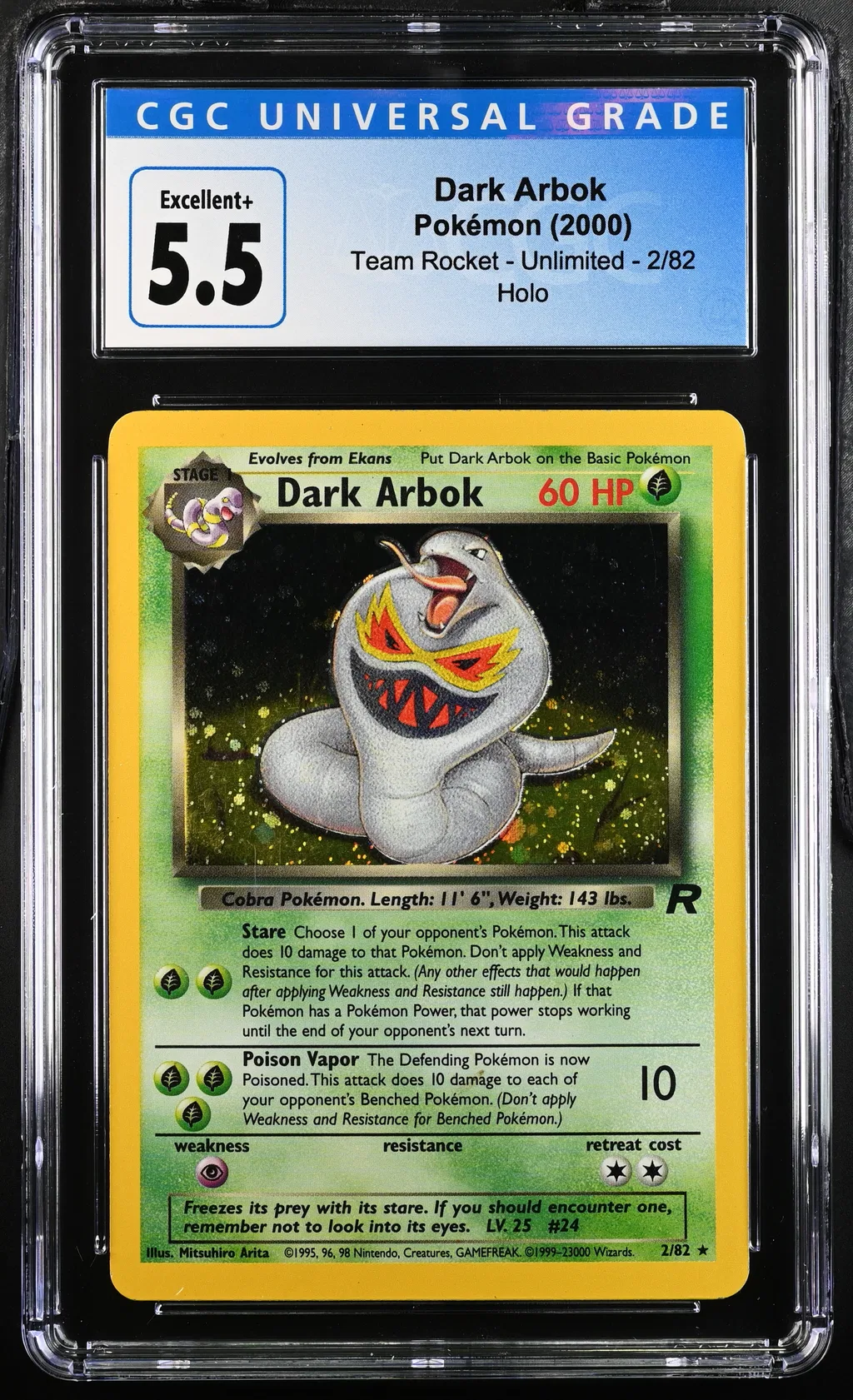 Dark Arbok card artwork