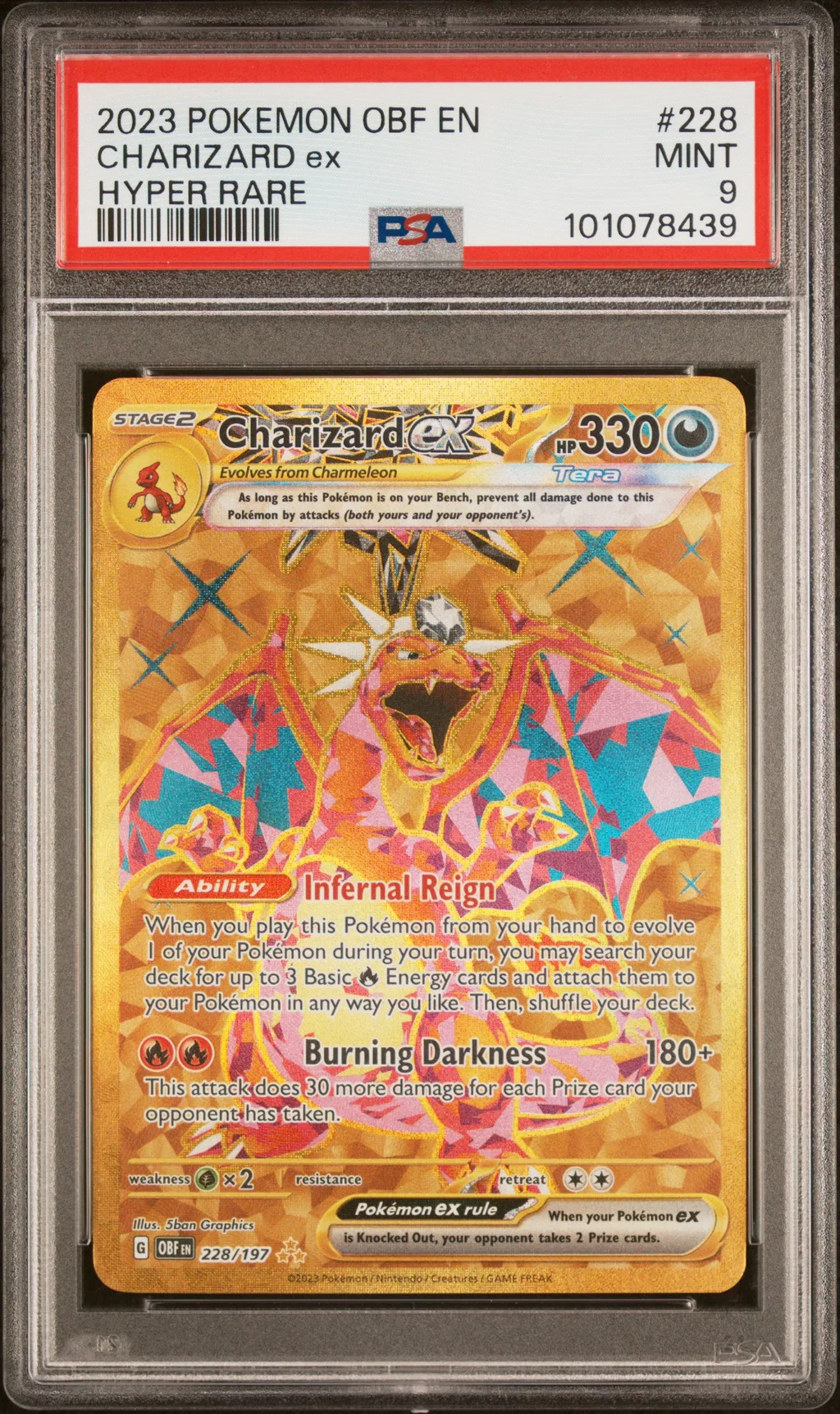 Charizard EX card artwork