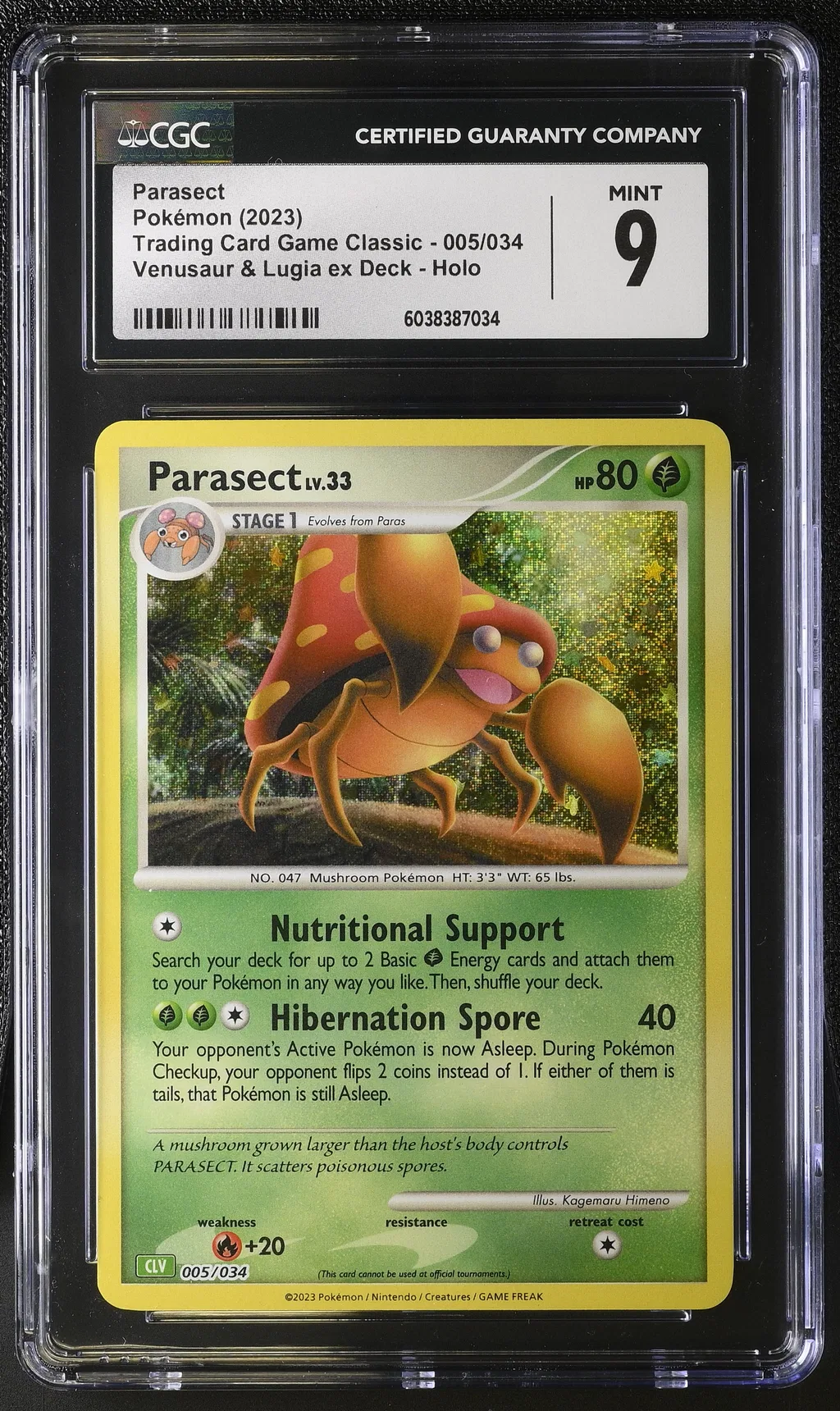 Parasect card artwork