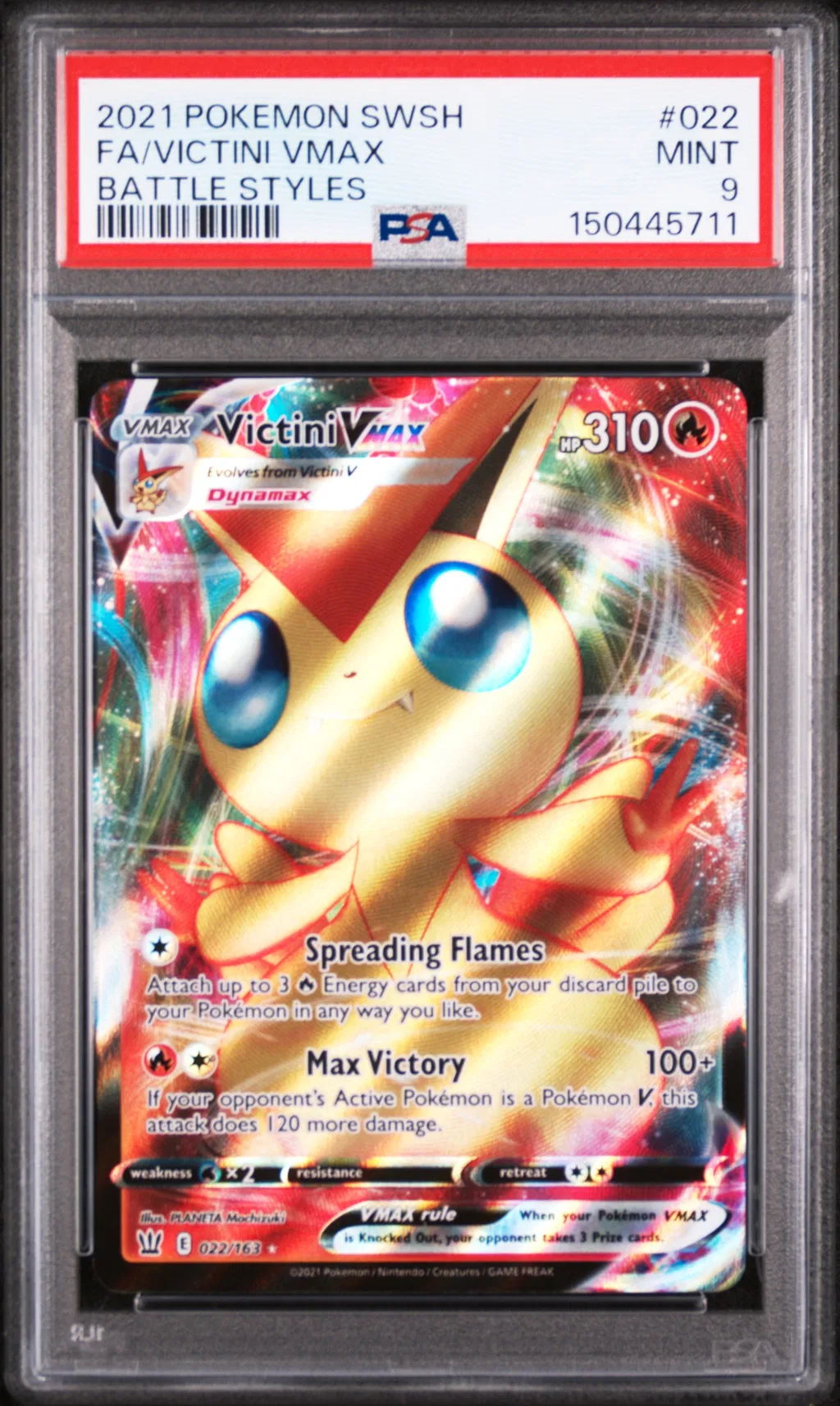 Full Art/Victini Vmax card artwork