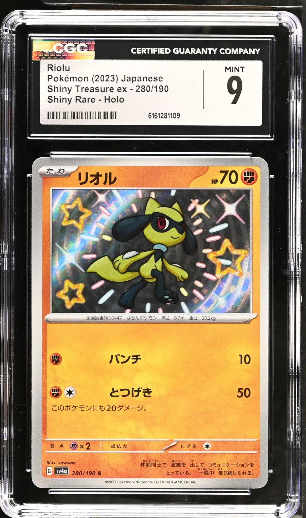 Riolu card artwork