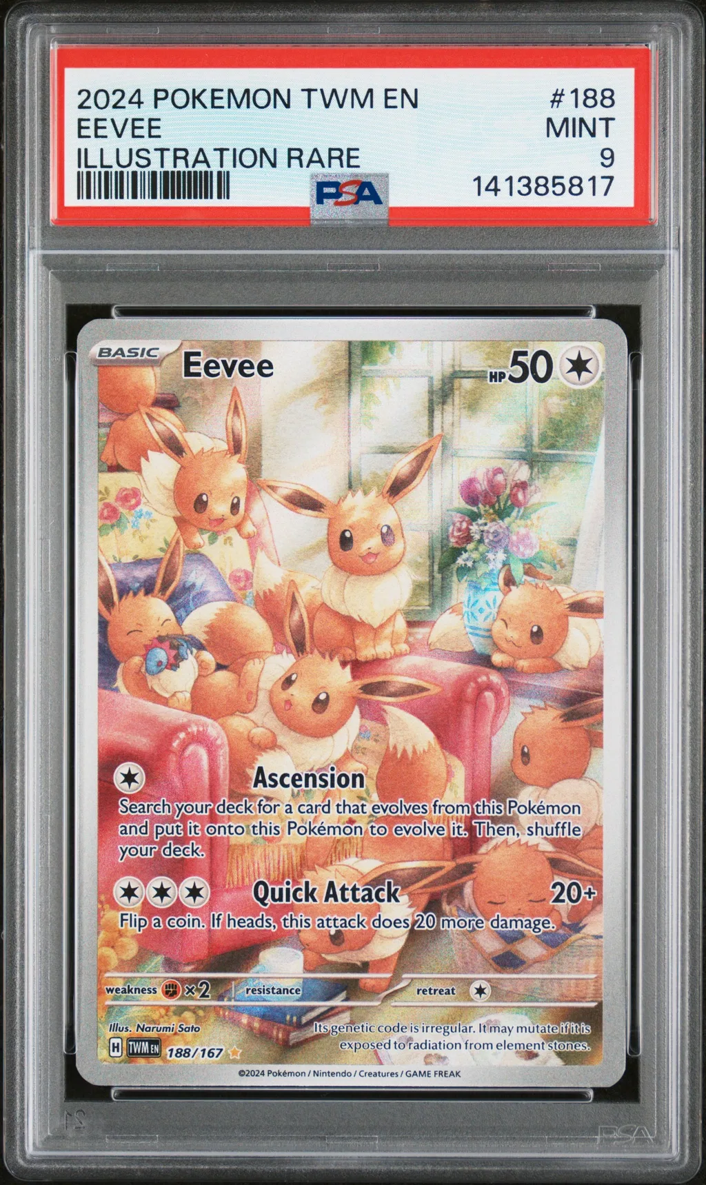 Eevee card artwork