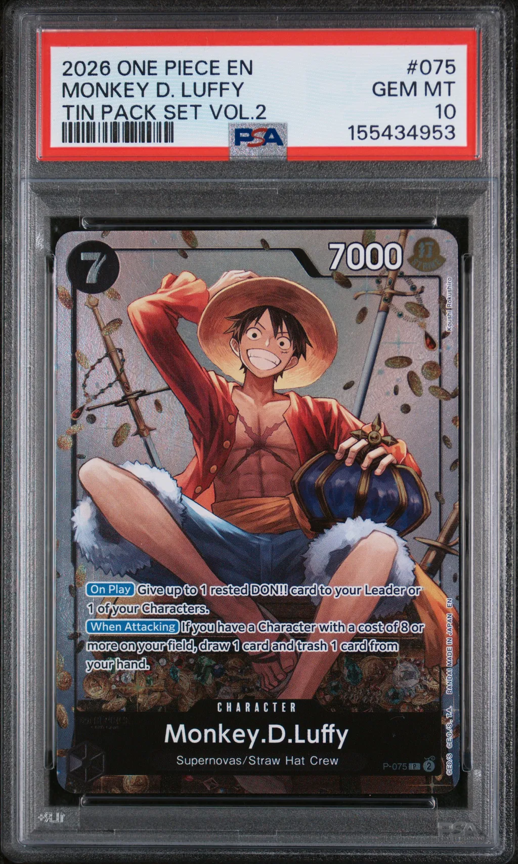 Monkey D. Luffy card artwork