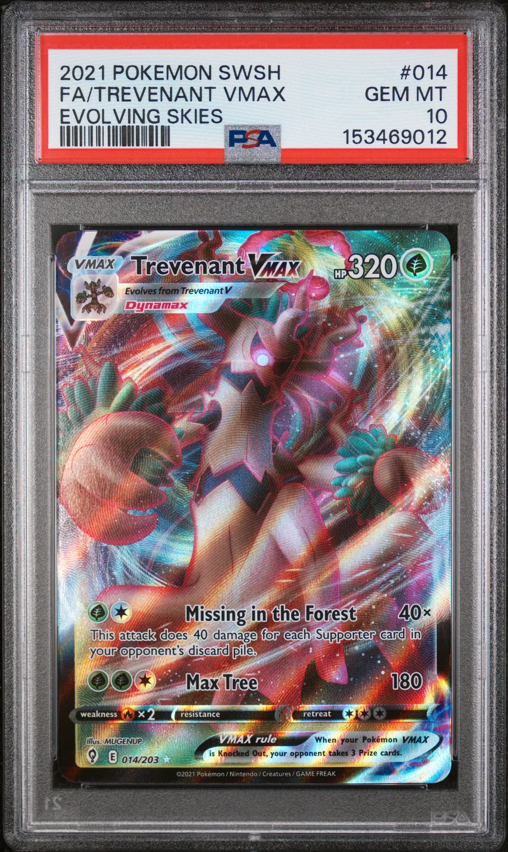 Full Art/Trevenant Vmax card artwork