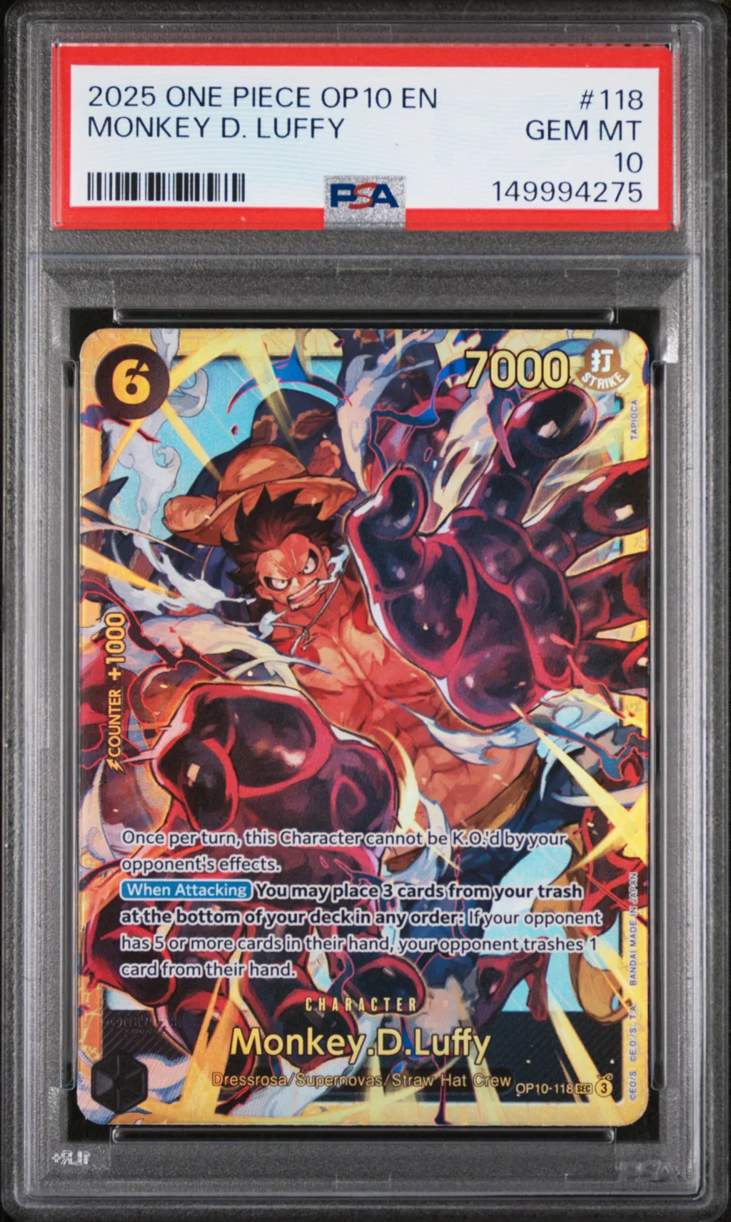 Monkey D. Luffy card artwork