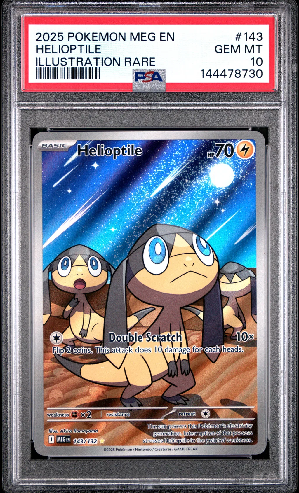 Helioptile card artwork