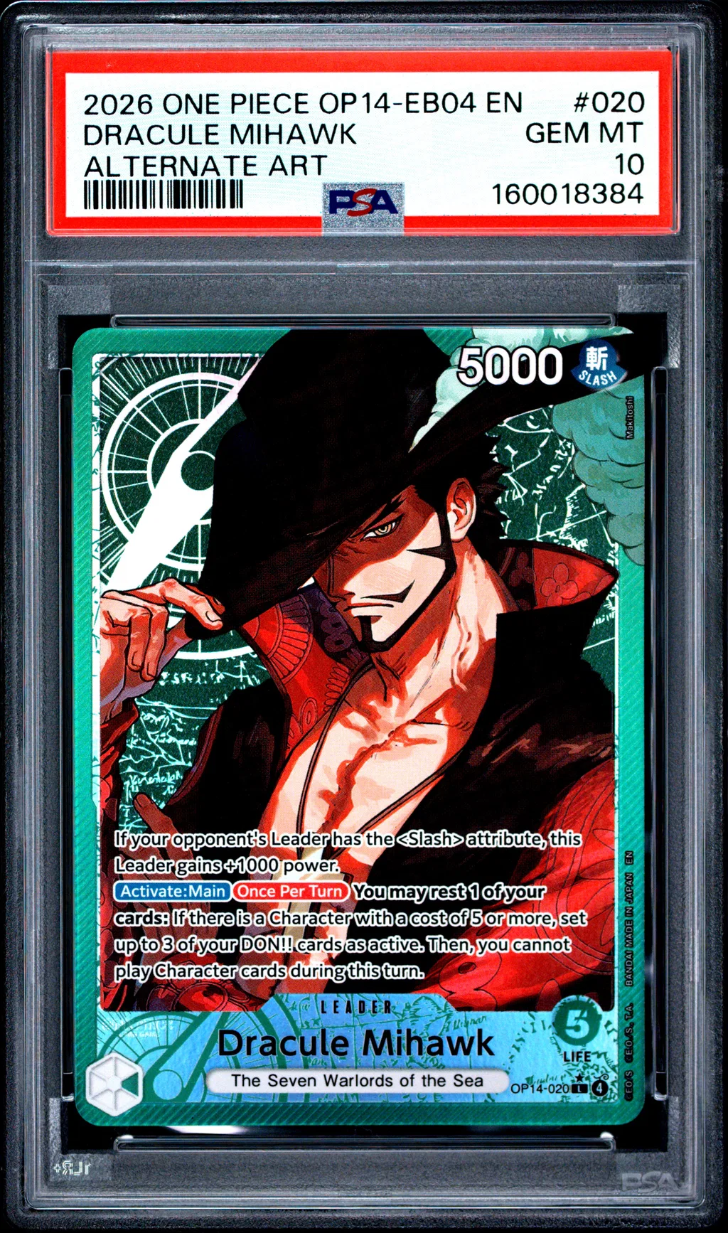 Dracule Mihawk card artwork