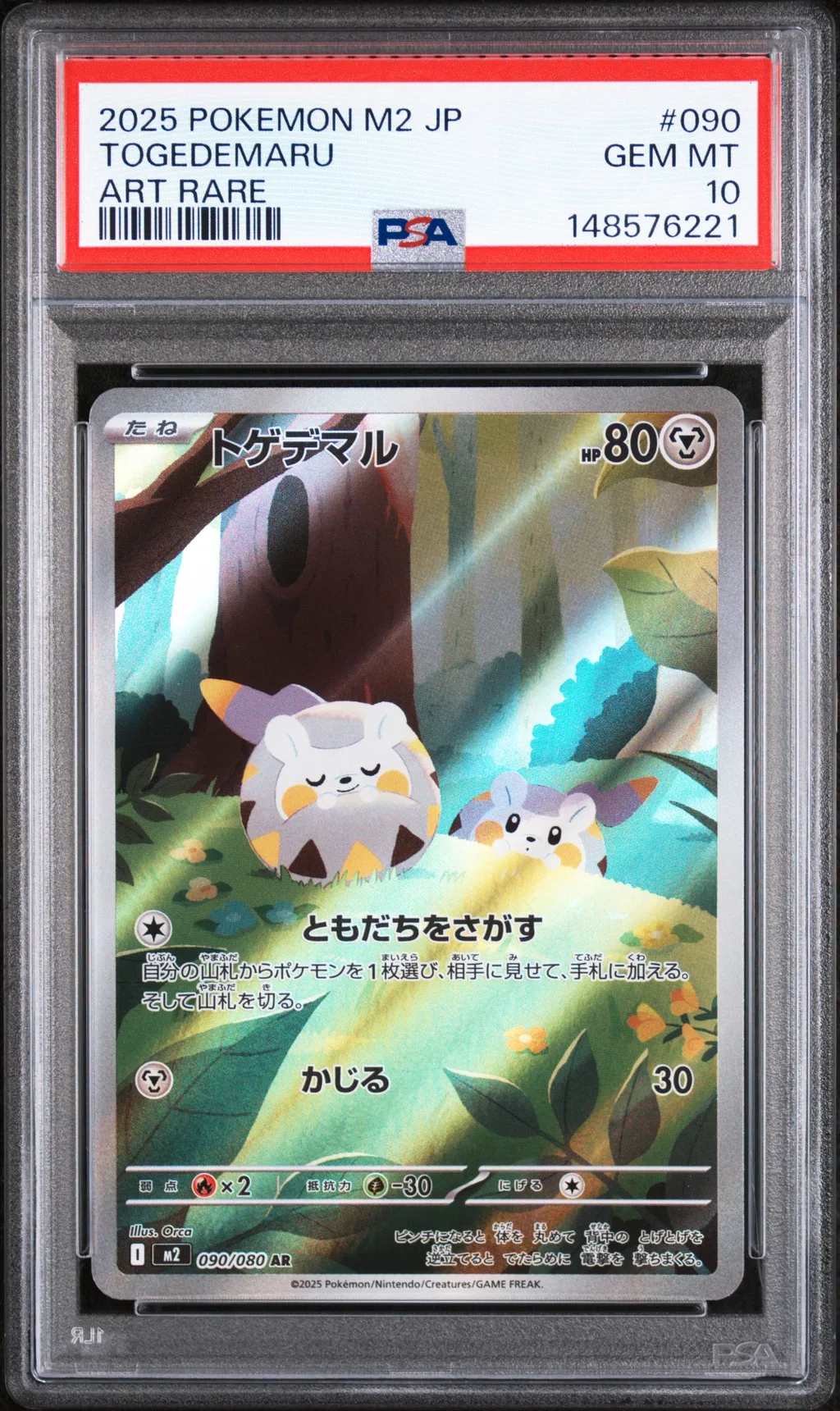 Togedemaru card artwork