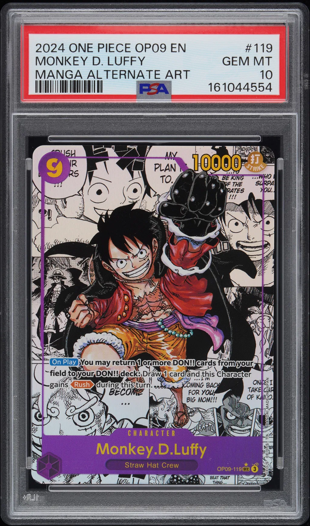 Monkey D. Luffy card artwork
