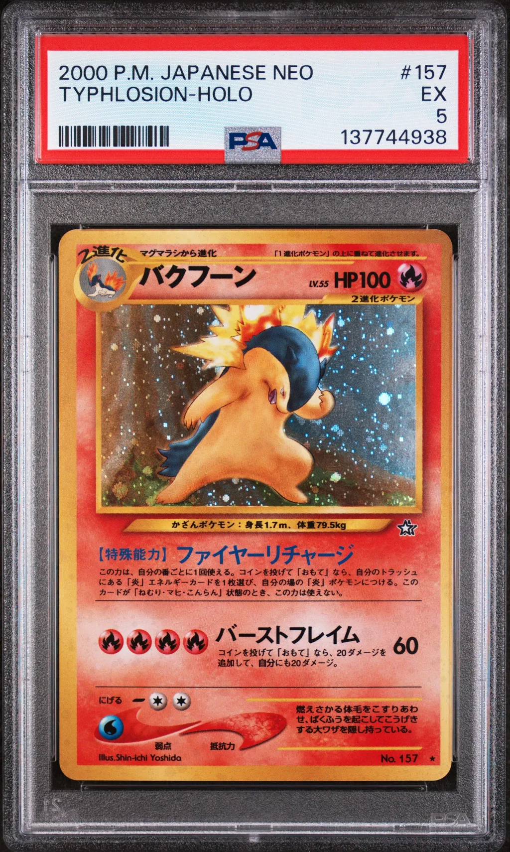 Typhlosion-Holo card artwork