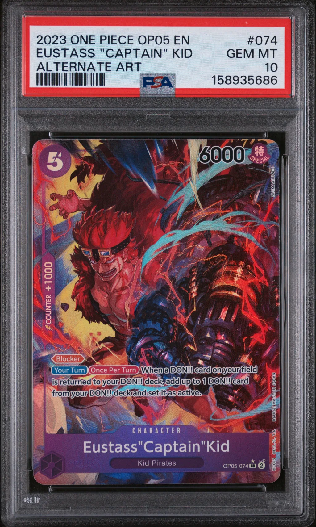 Eustass "Captain" Kid card artwork