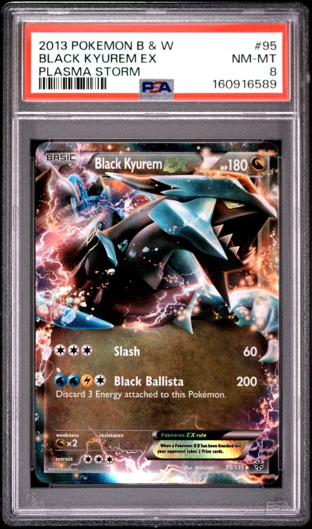 Black Kyurem EX card artwork