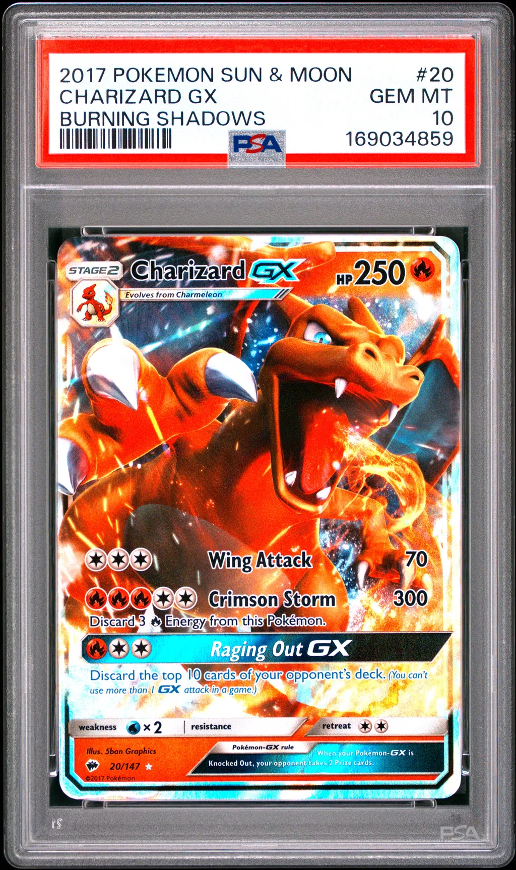 Charizard GX card artwork