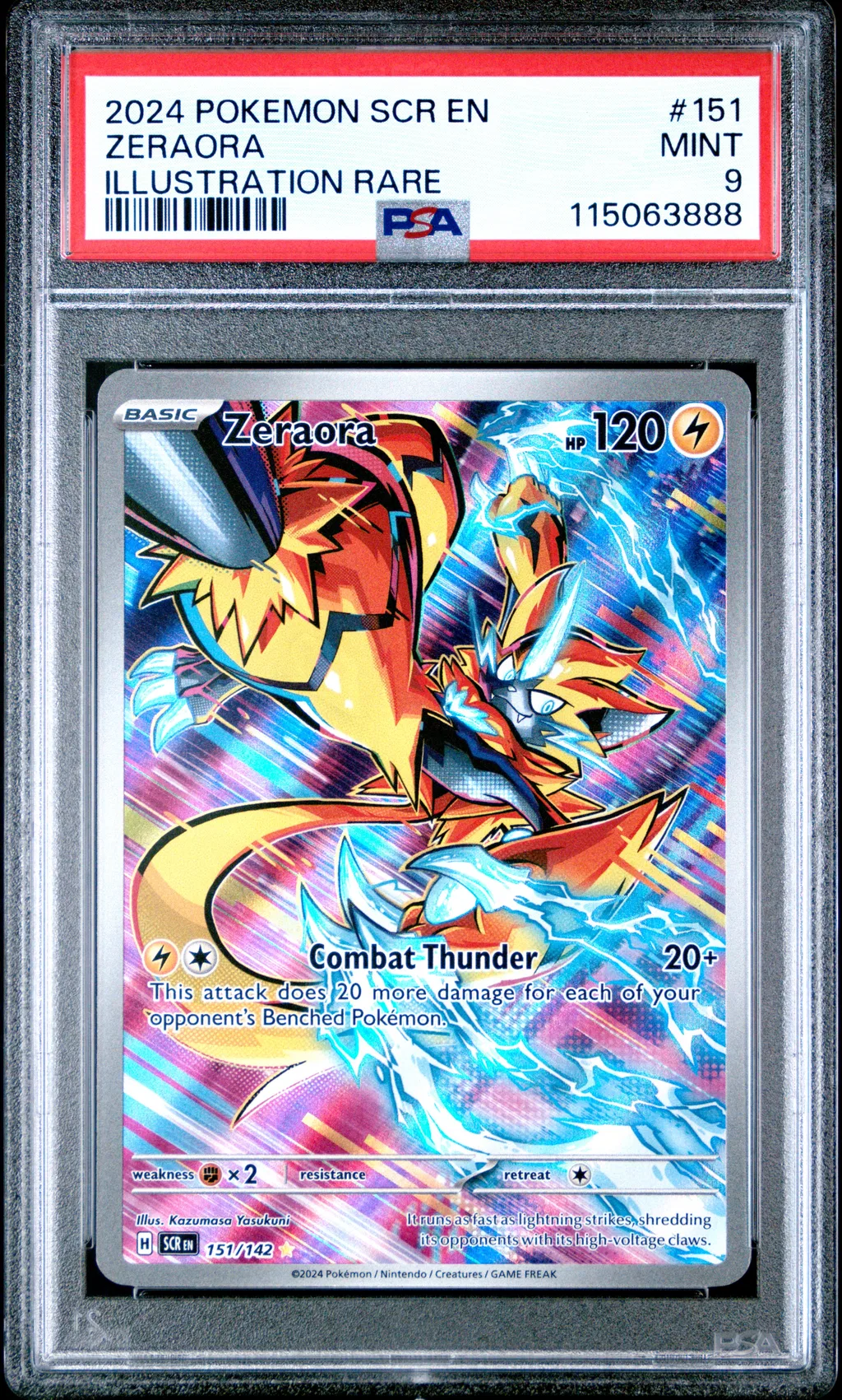 Zeraora card artwork