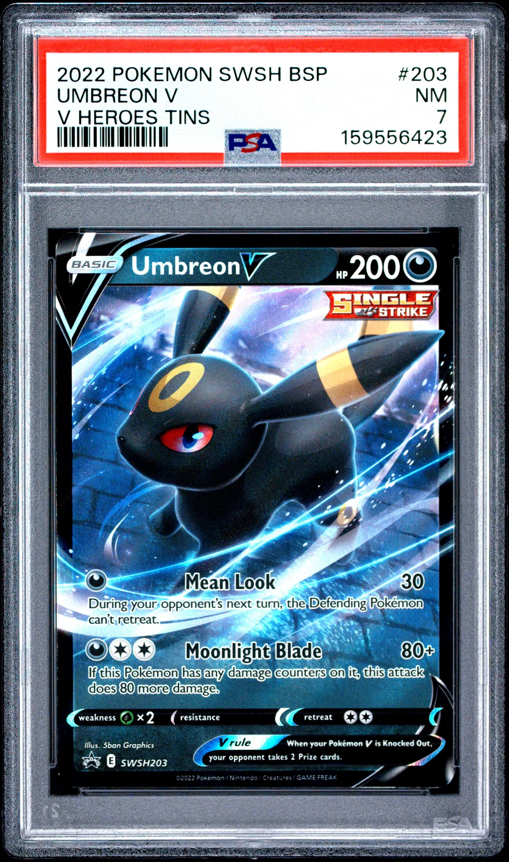 Umbreon V card artwork