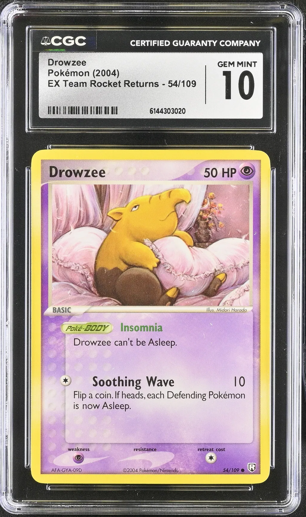 Drowzee card artwork
