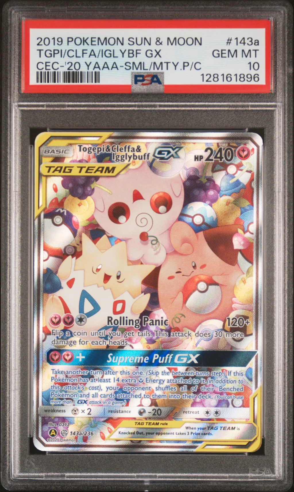 Togepi & Cleffa & Igglybuff GX card artwork