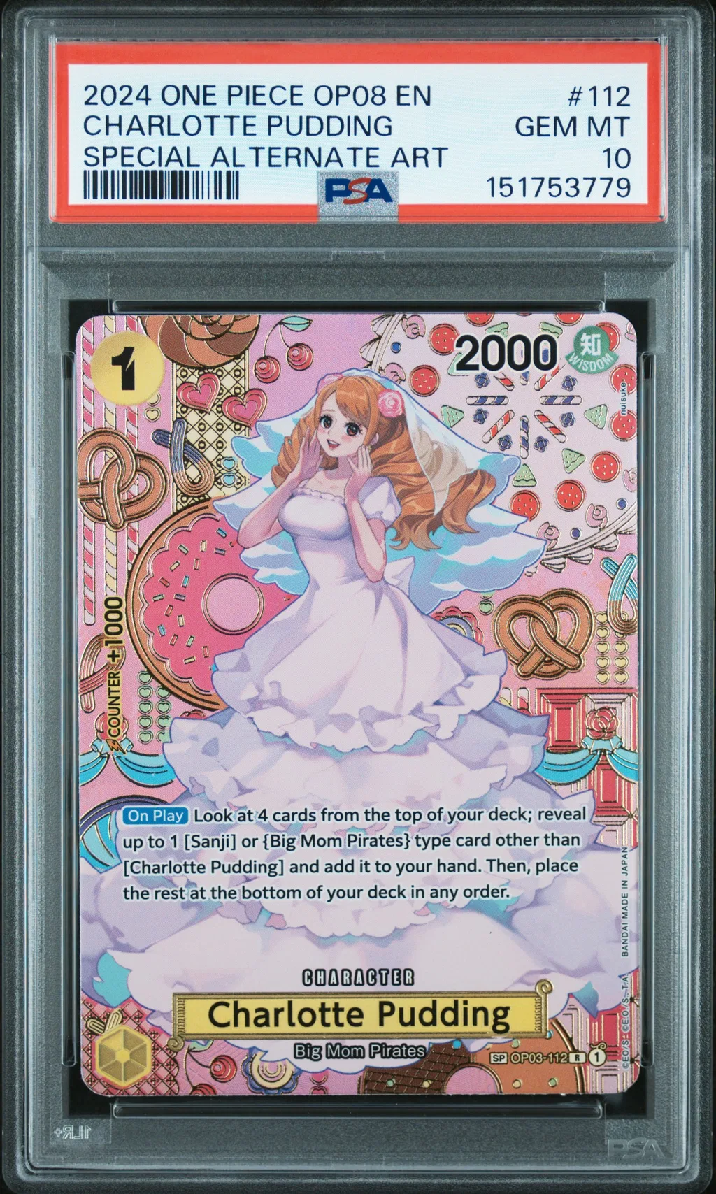 Charlotte Pudding card artwork