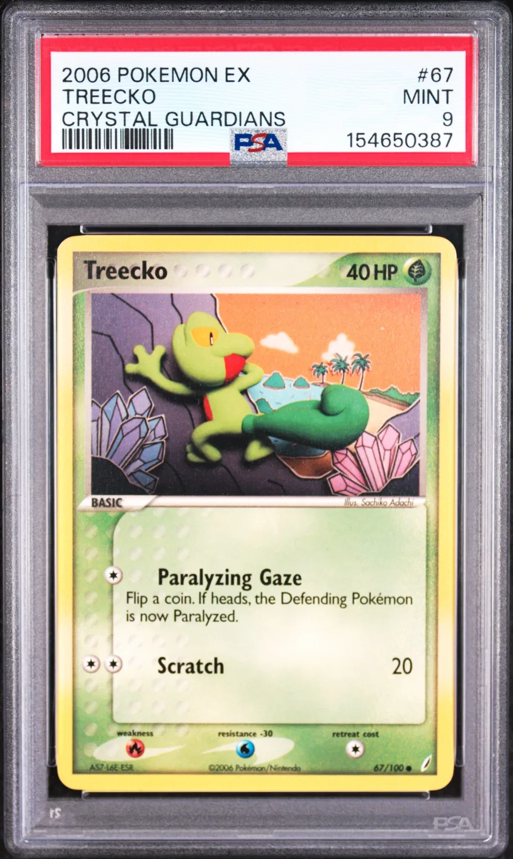 Treecko card artwork