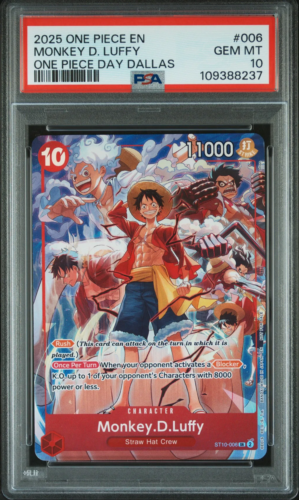 Monkey D. Luffy card artwork