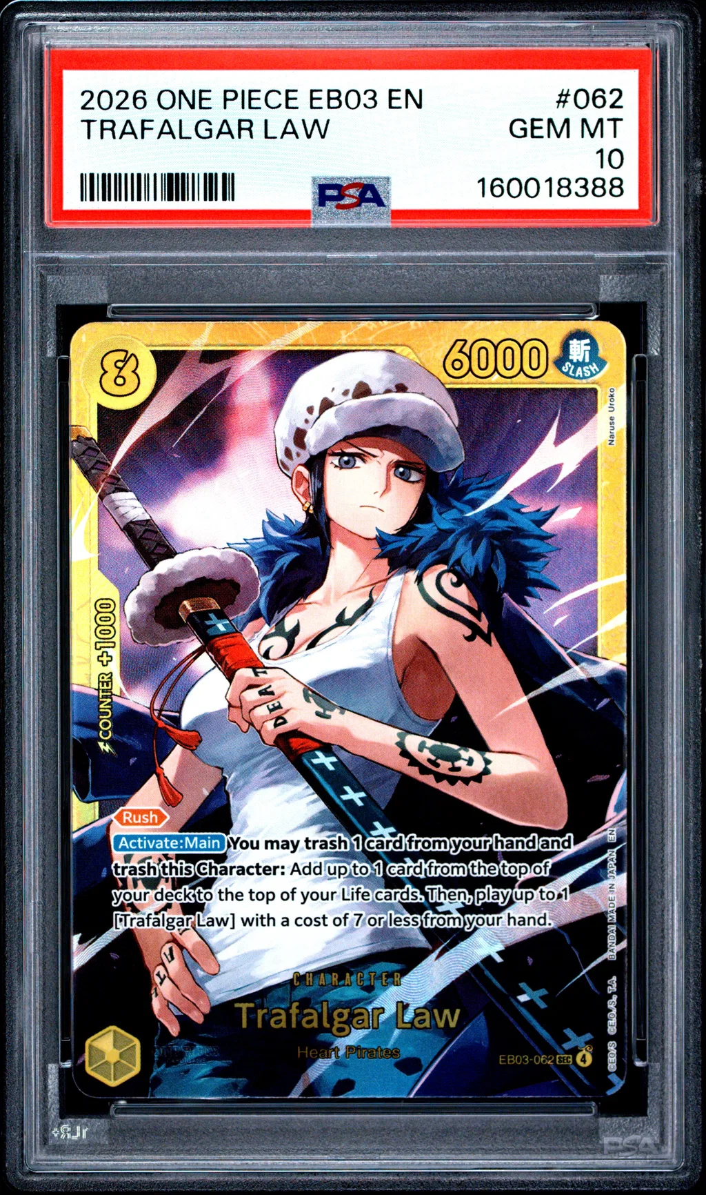 Trafalgar Law card artwork