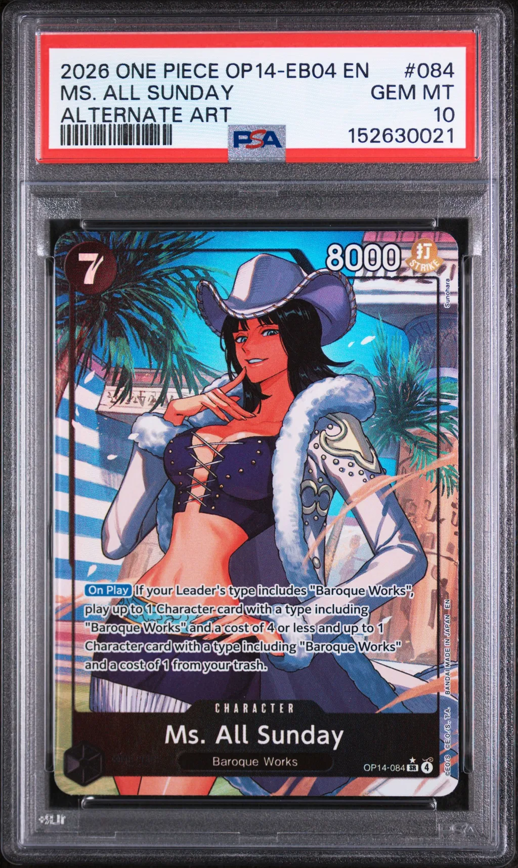 MS. All Sunday card artwork