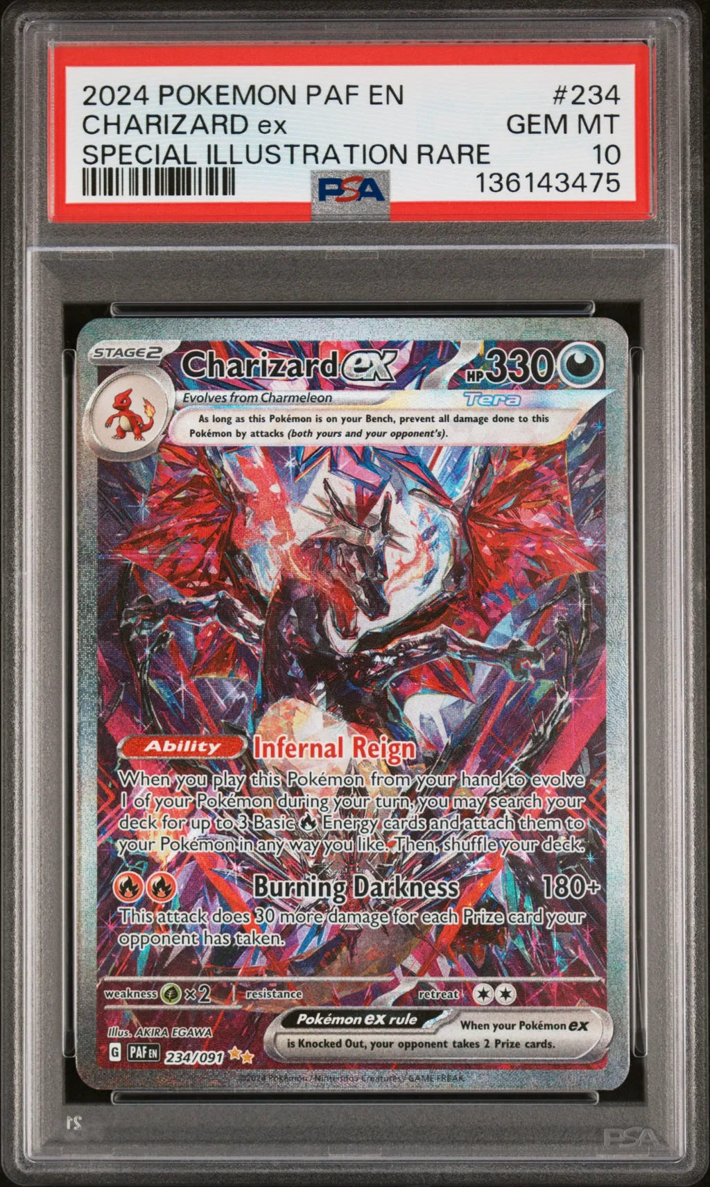 Charizard EX card artwork