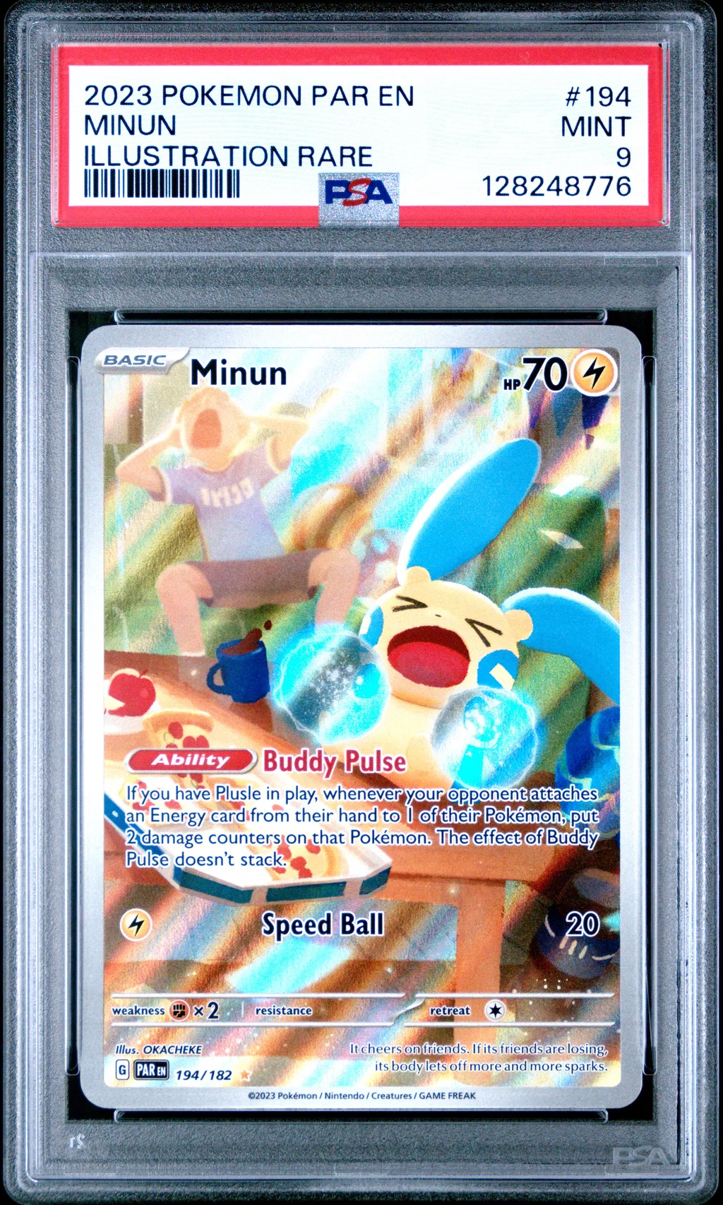Minun card artwork