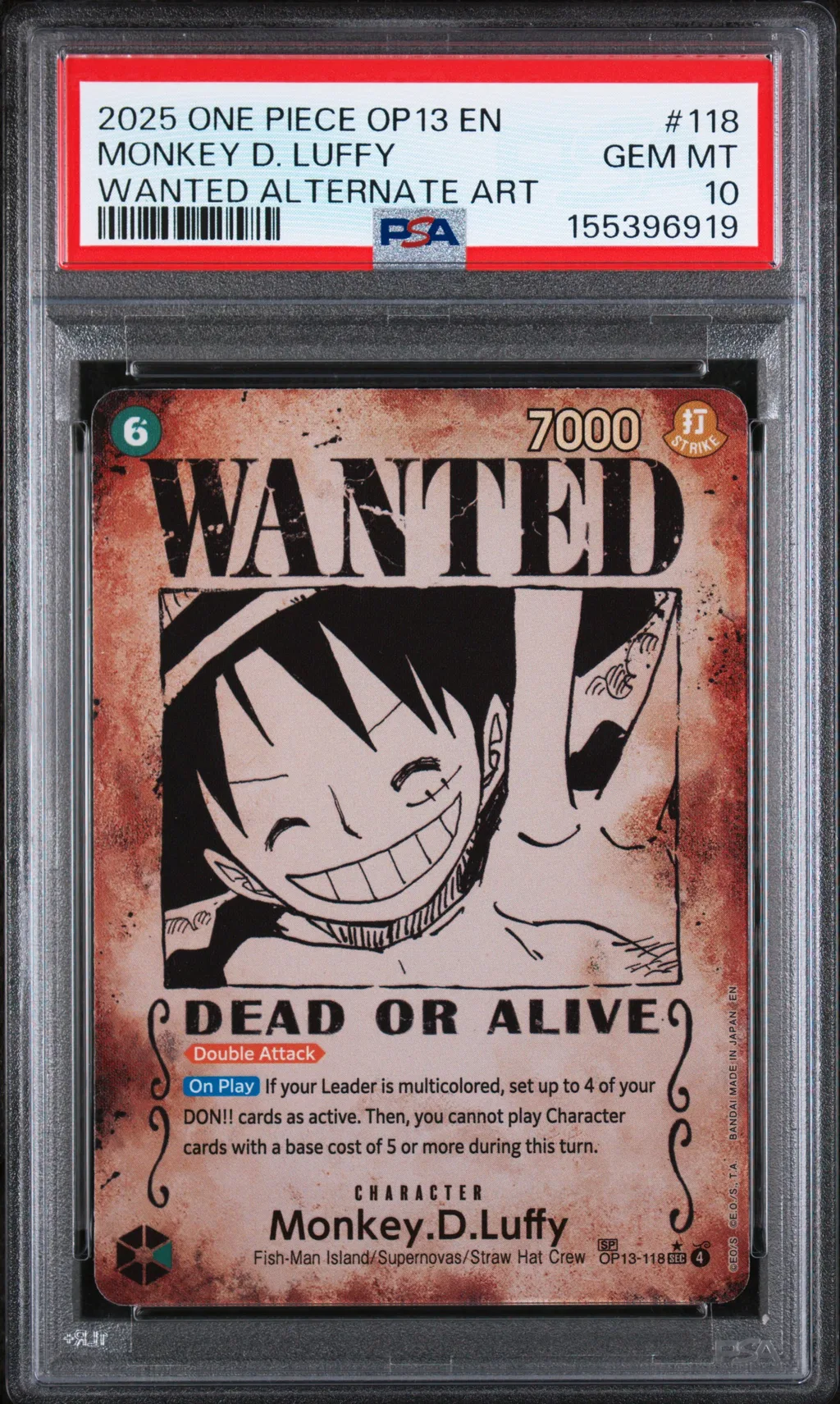 Monkey D. Luffy card artwork