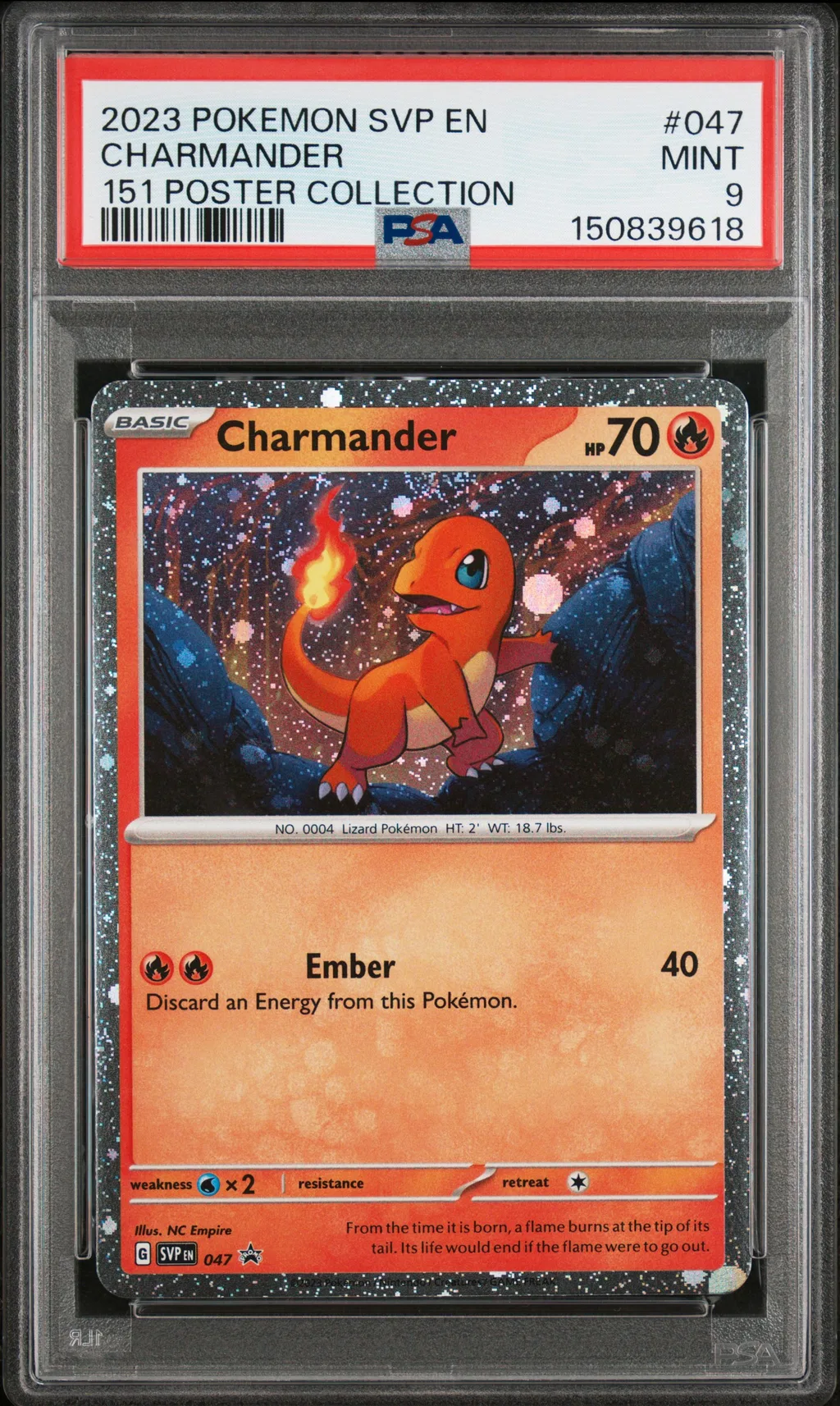 Charmander card artwork