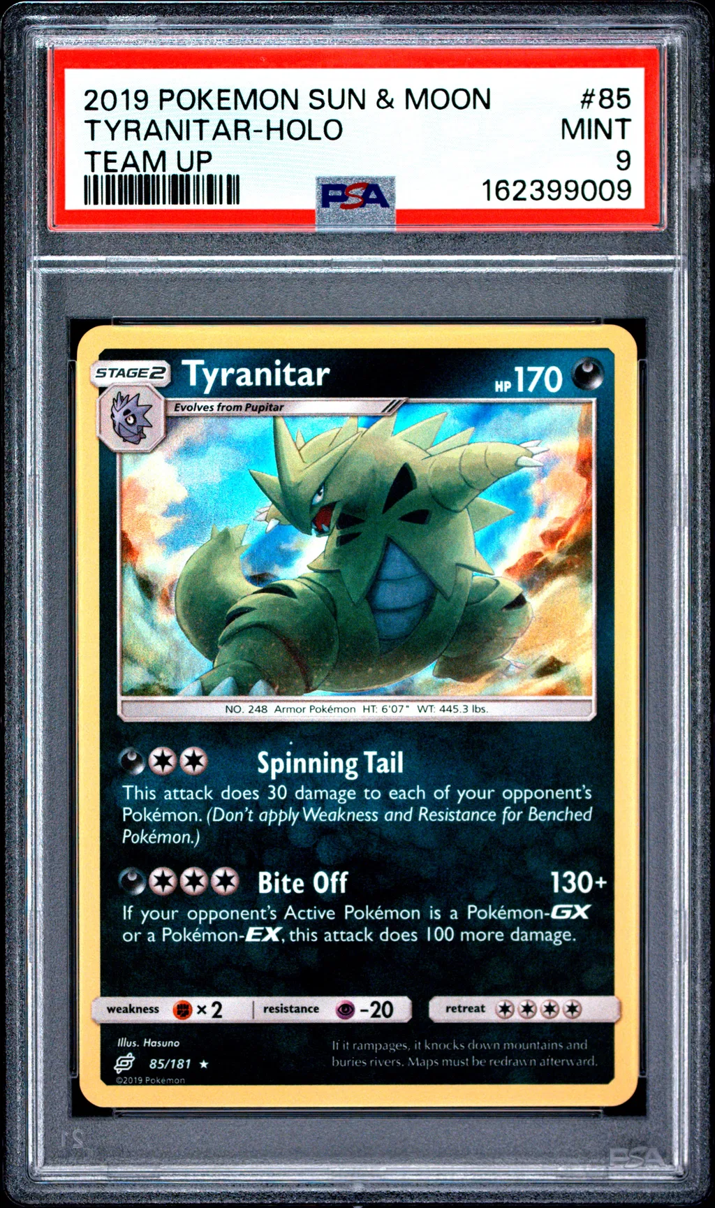 Tyranitar-Holo card artwork