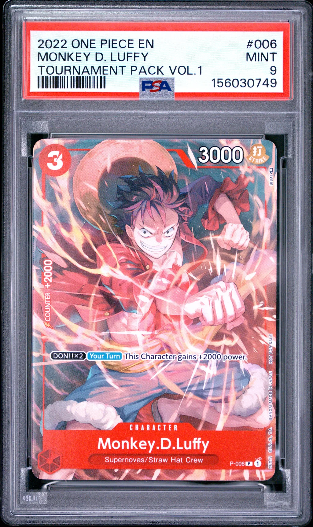 Monkey D. Luffy card artwork