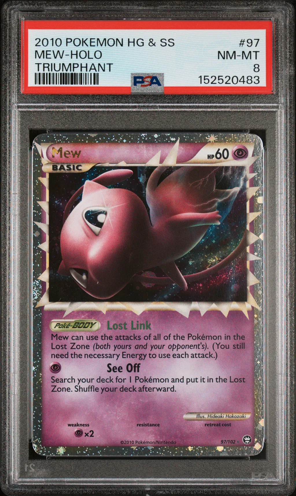 Mew-Holo card artwork