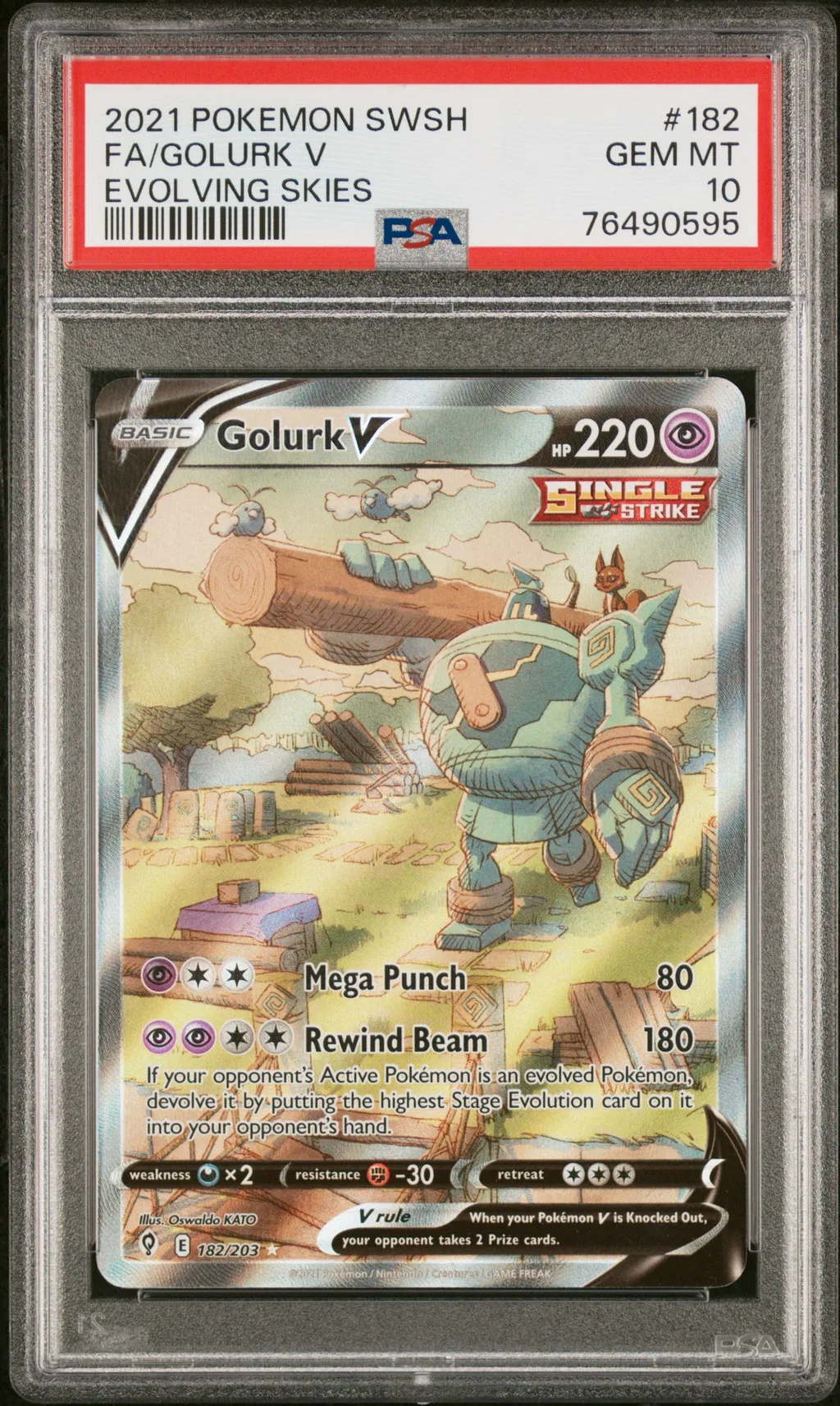 Full Art/Golurk V card artwork