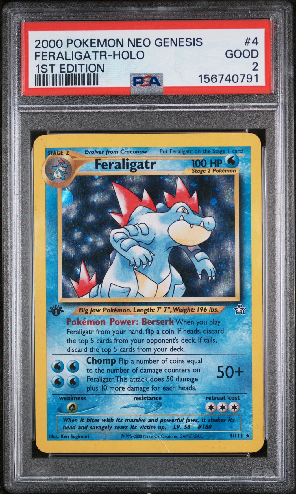 Feraligatr-Holo card artwork