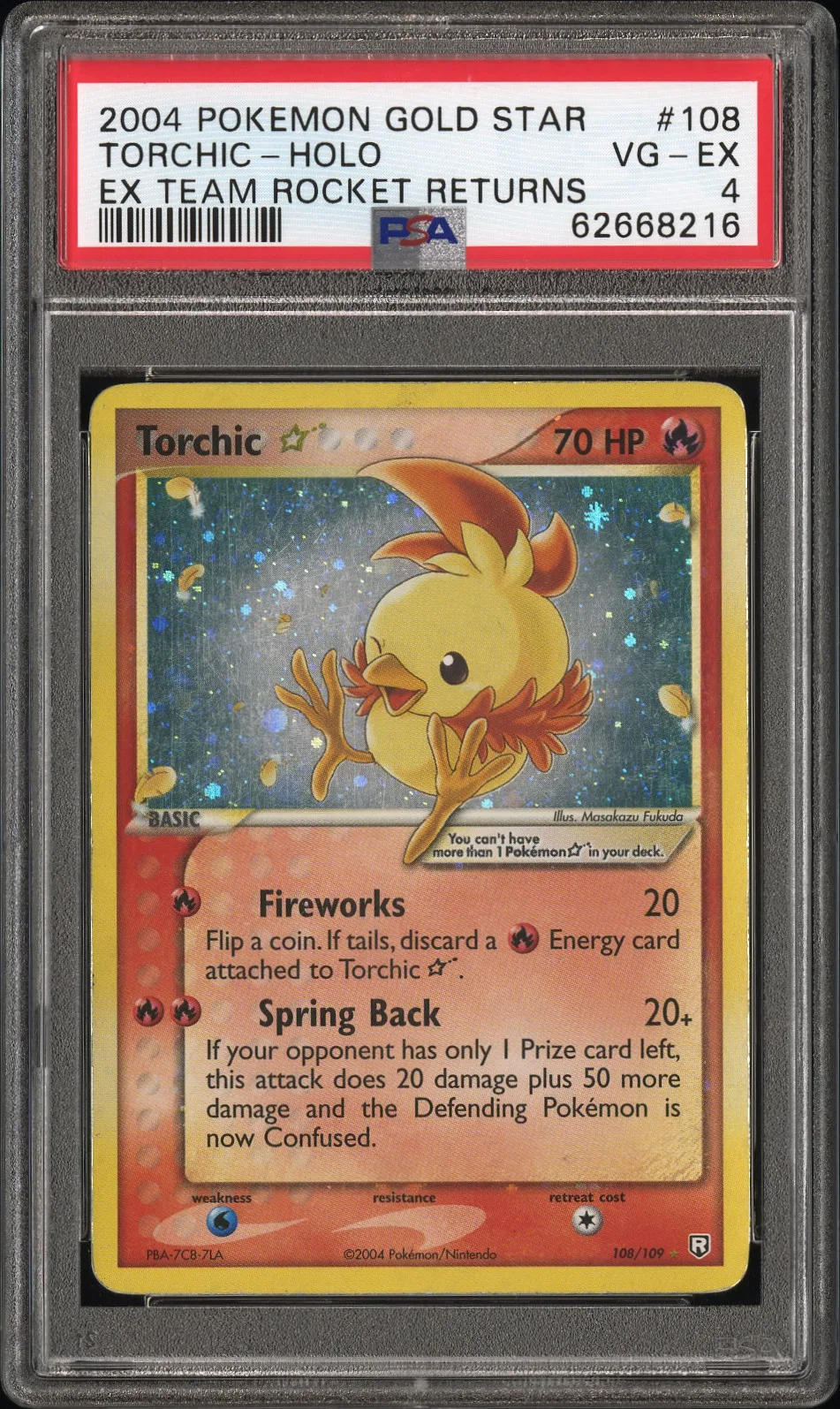Torchic-Holo card artwork
